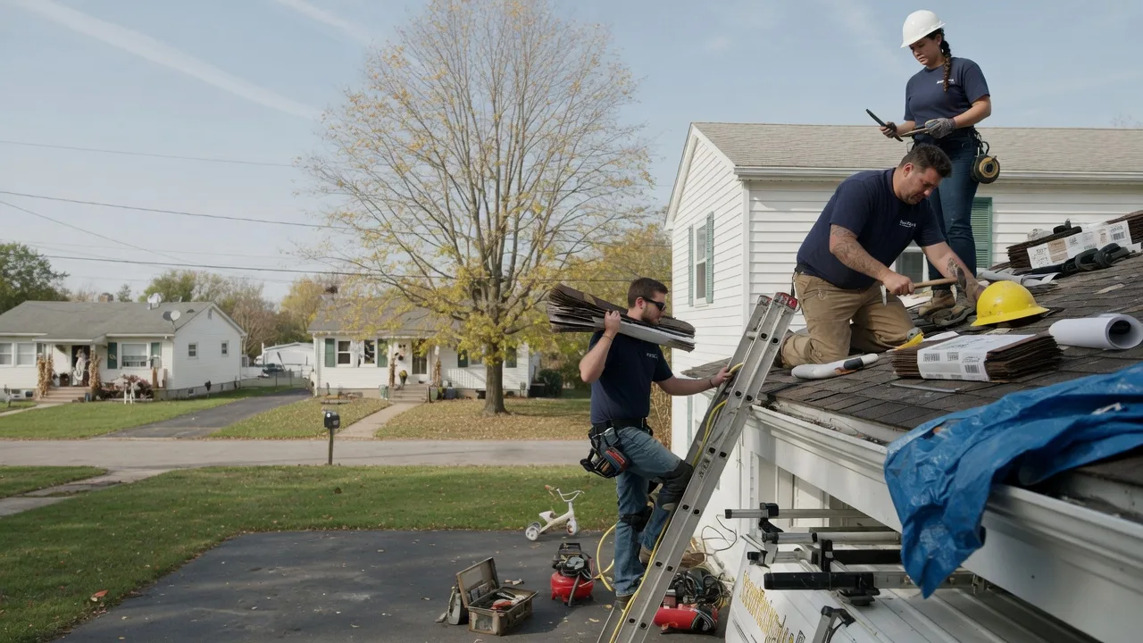 Local Roofing Contractors in Maunie, IL near me